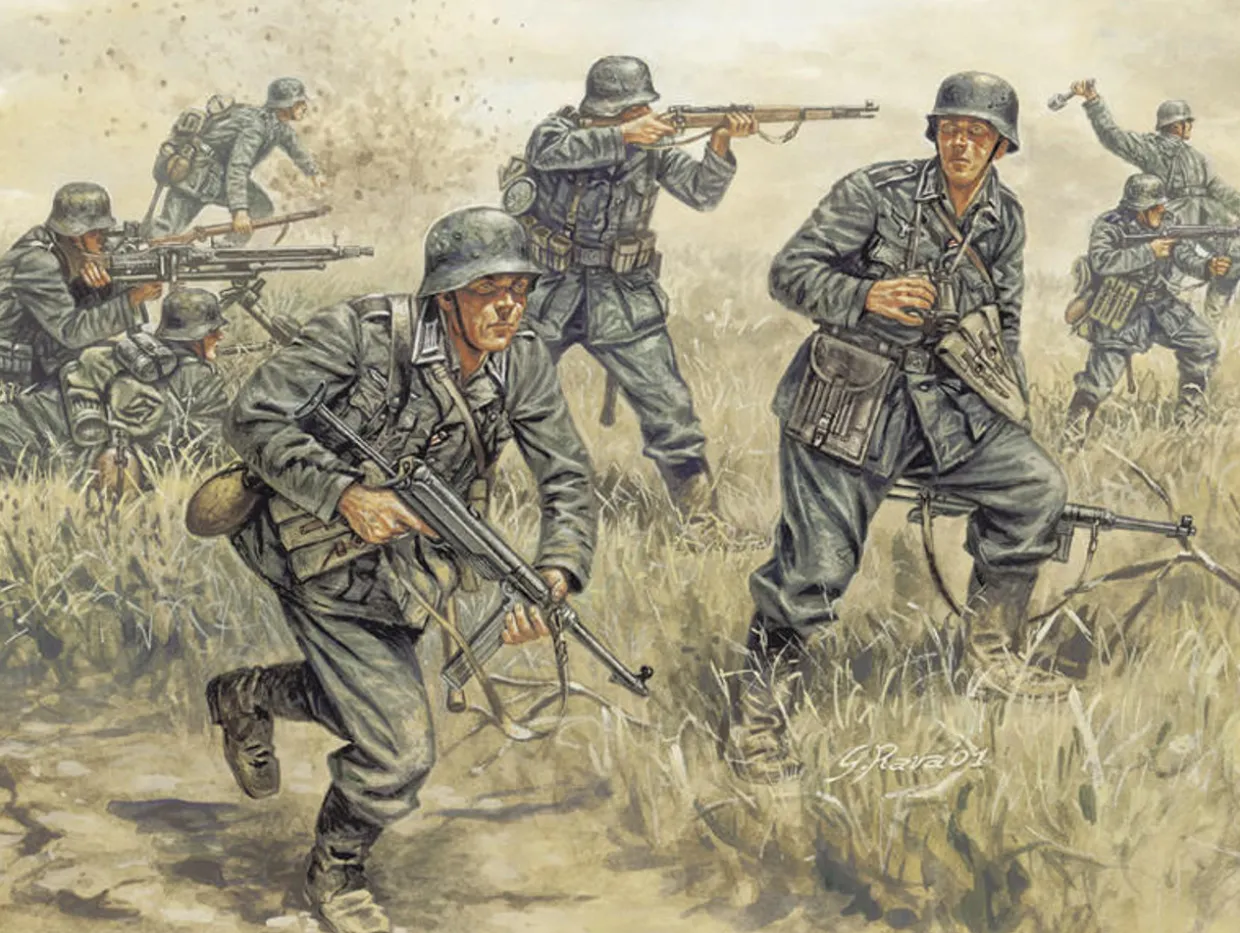 Italeri 1/72 WWII German Infantry
