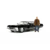 Jada 1/24 1967 Chevy Impala with Dean Winchester Figure Diecast Model