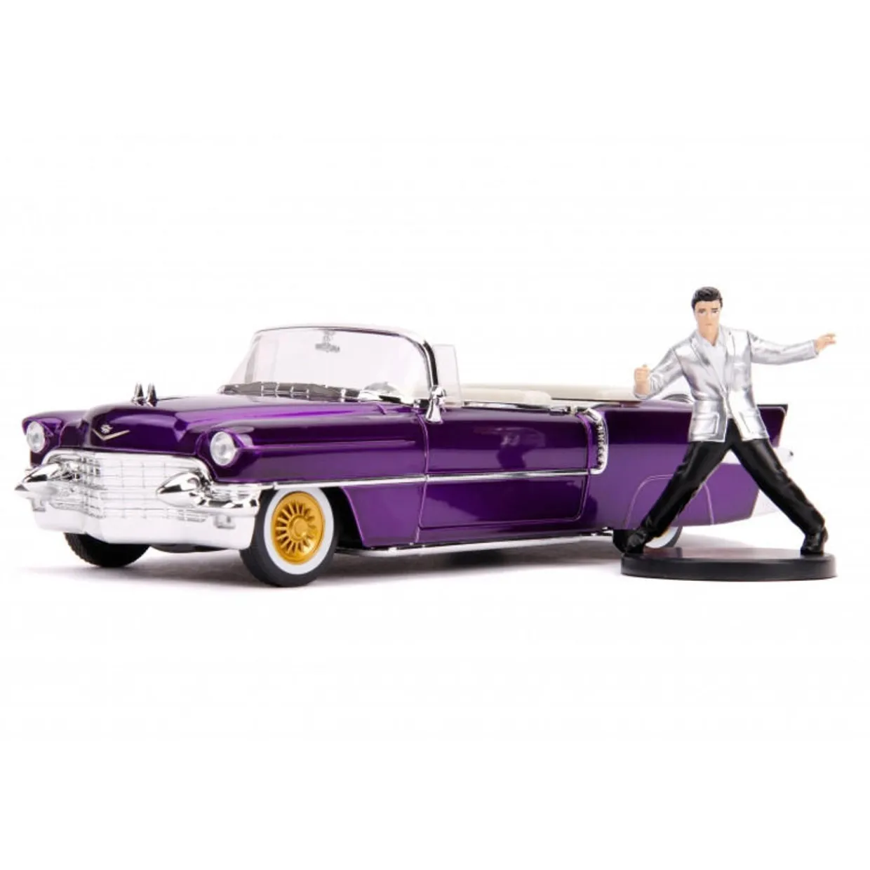 Jada 1/24 Elvis Presley 1956 Cadillac Eldorado With Figure