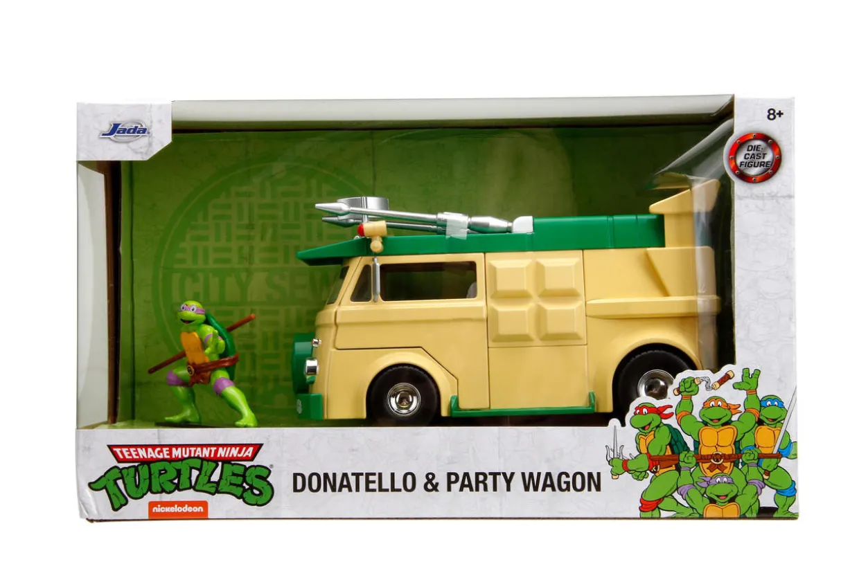 Jada 1/24 TMNT Party Bus with Donatello figure