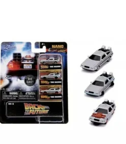 Jada Back To The Future Nano 3 Pack Diecast Models