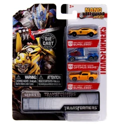 Jada Transformers Nano 3 Pack Diecast Models