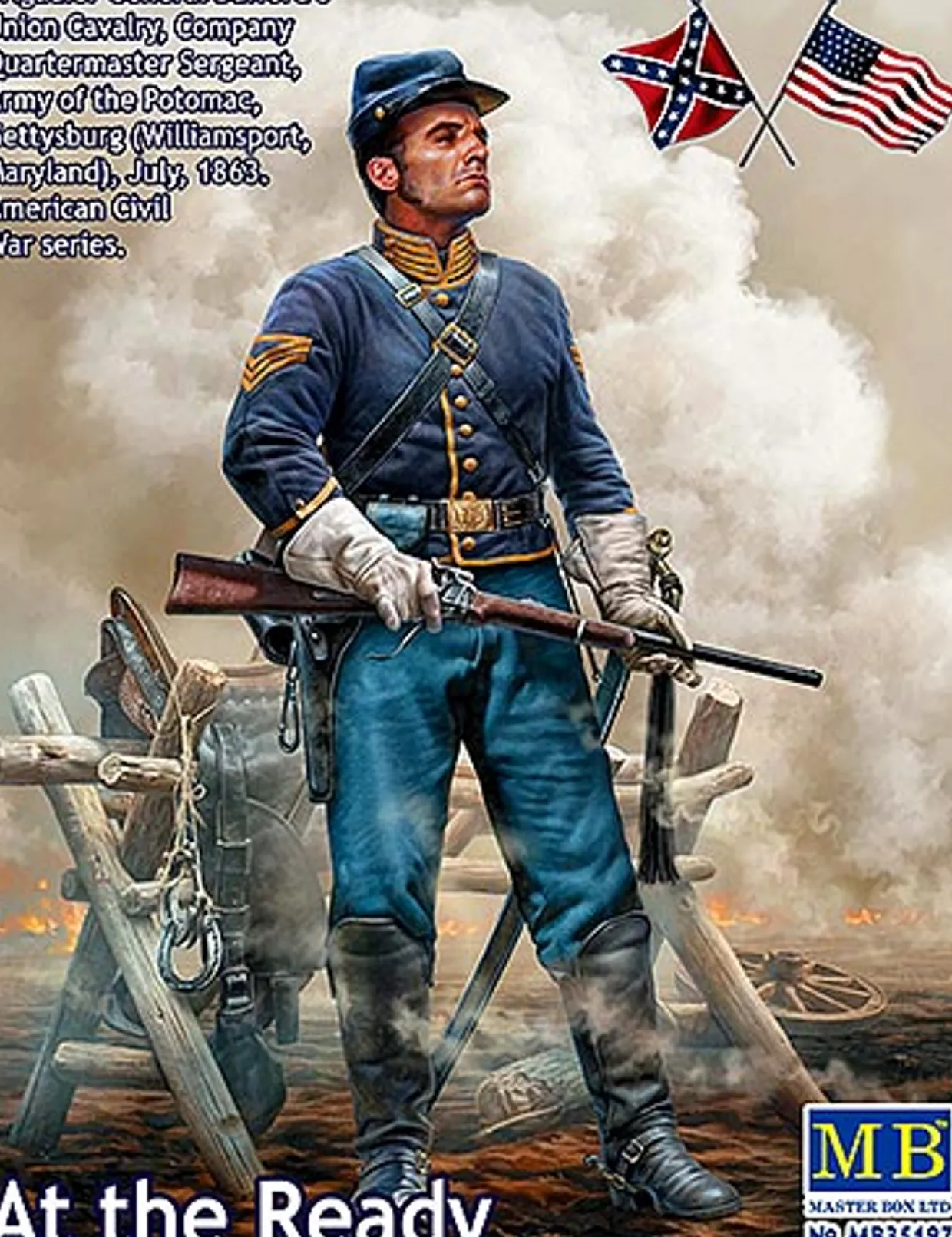 Master Box 1/35 American Civil War Series - At the Ready