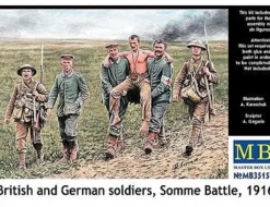 Master Box 1/35 British & German Soldiers Somme Battle 1916