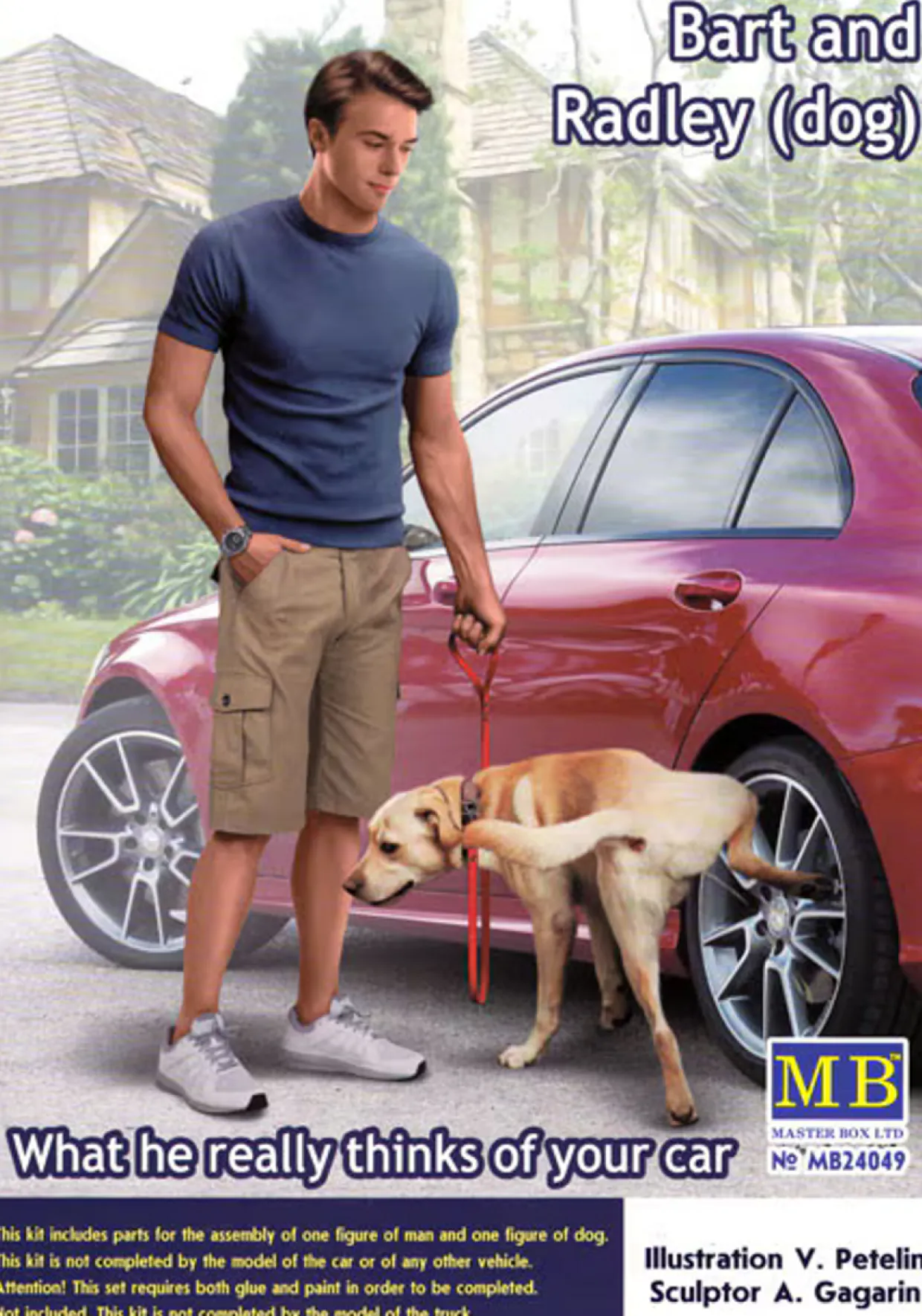 Master Box 1/24 Dangerous Curves - Bart and Radley the Dog