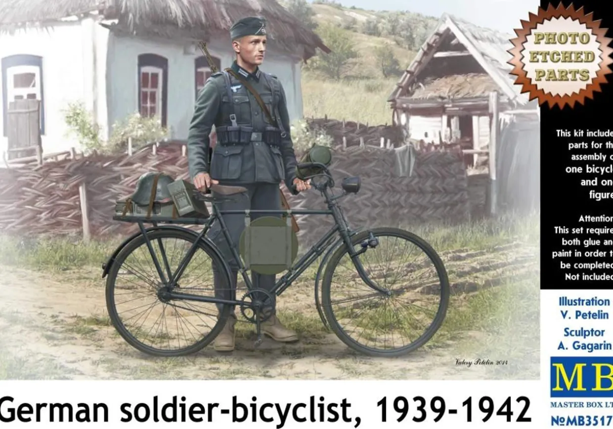 Master Box 1/35 German Soldier on Bike, 1939-1942