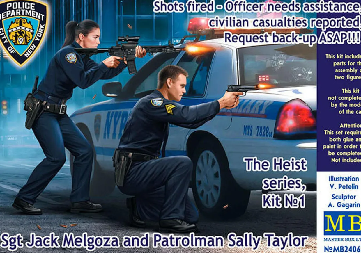 Master Box 1/24 Heist Set 1 Shots Fireds