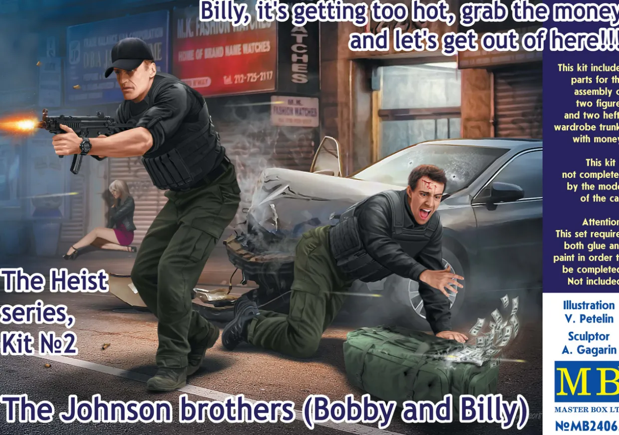 Master Box 1/24 Heist Set 2 The Johnson Brothers