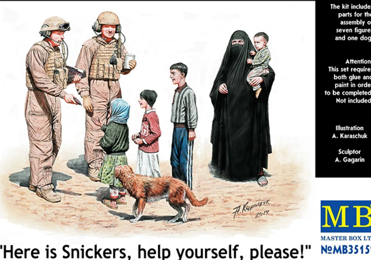 Master Box 1/35 Here is Snickers