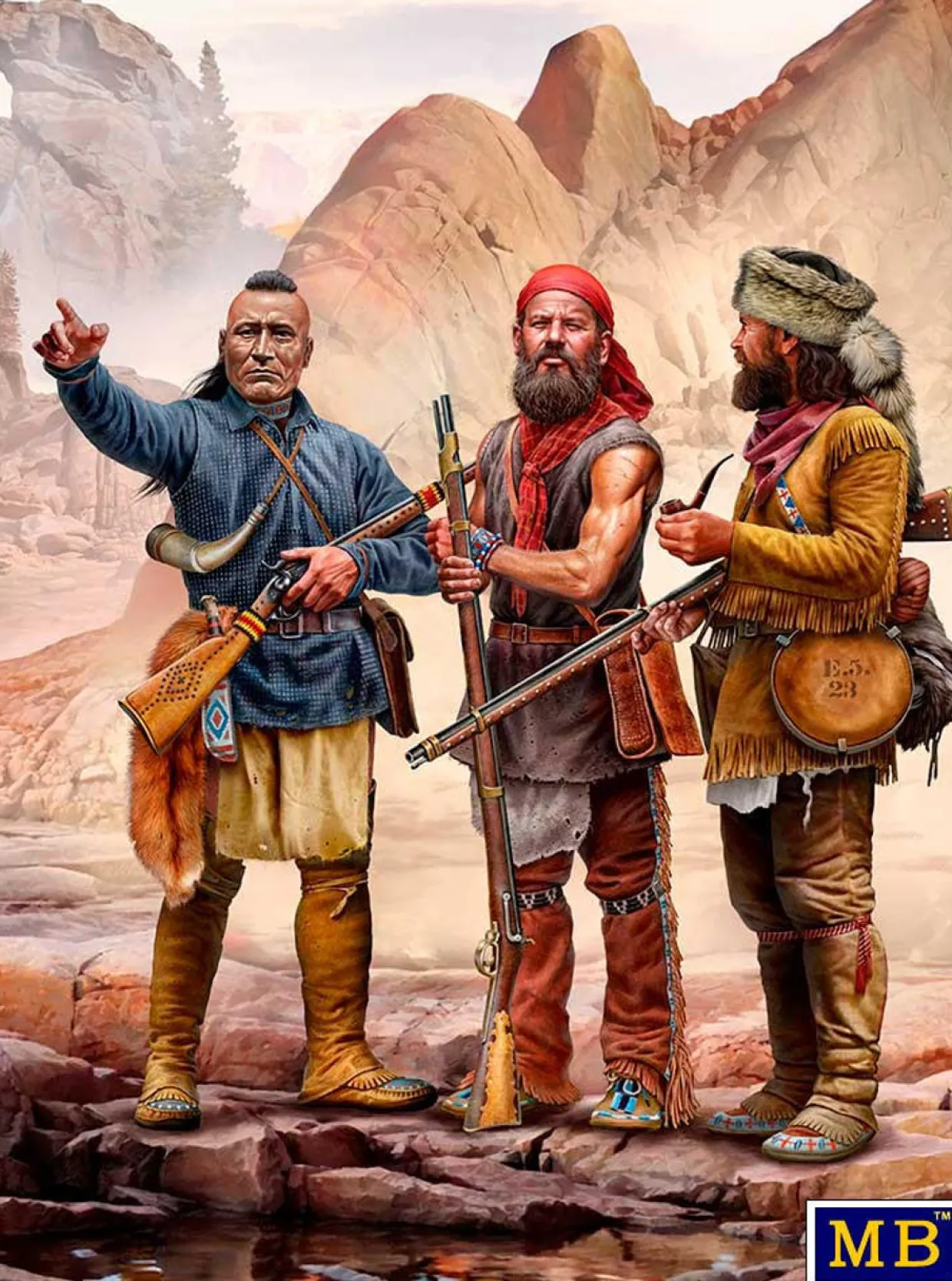 Master Box 1/35 Indian Wars Series XVIII Century Kit 5 - The Mohicans