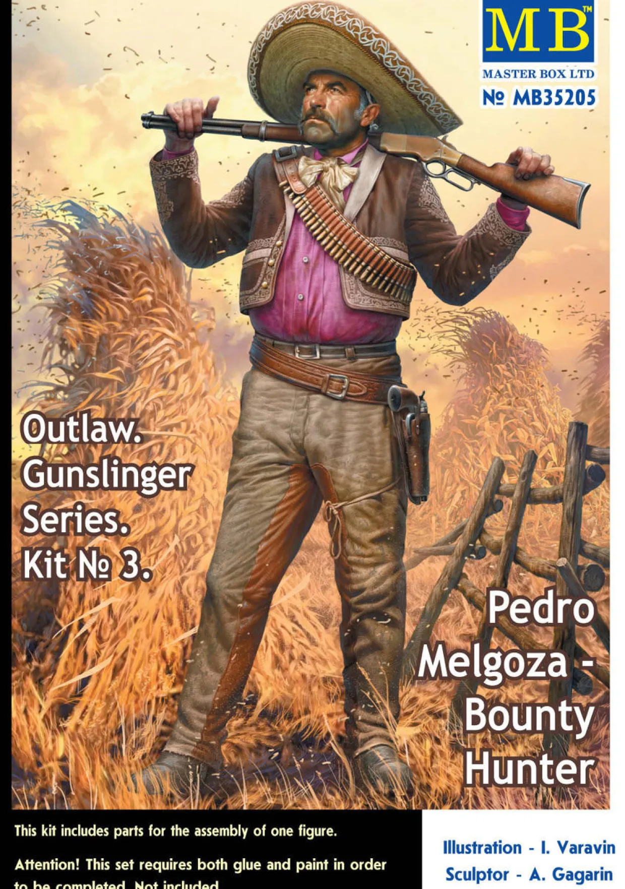 Master Box 1/35 Outlaw Gunslinger Series Kit 3