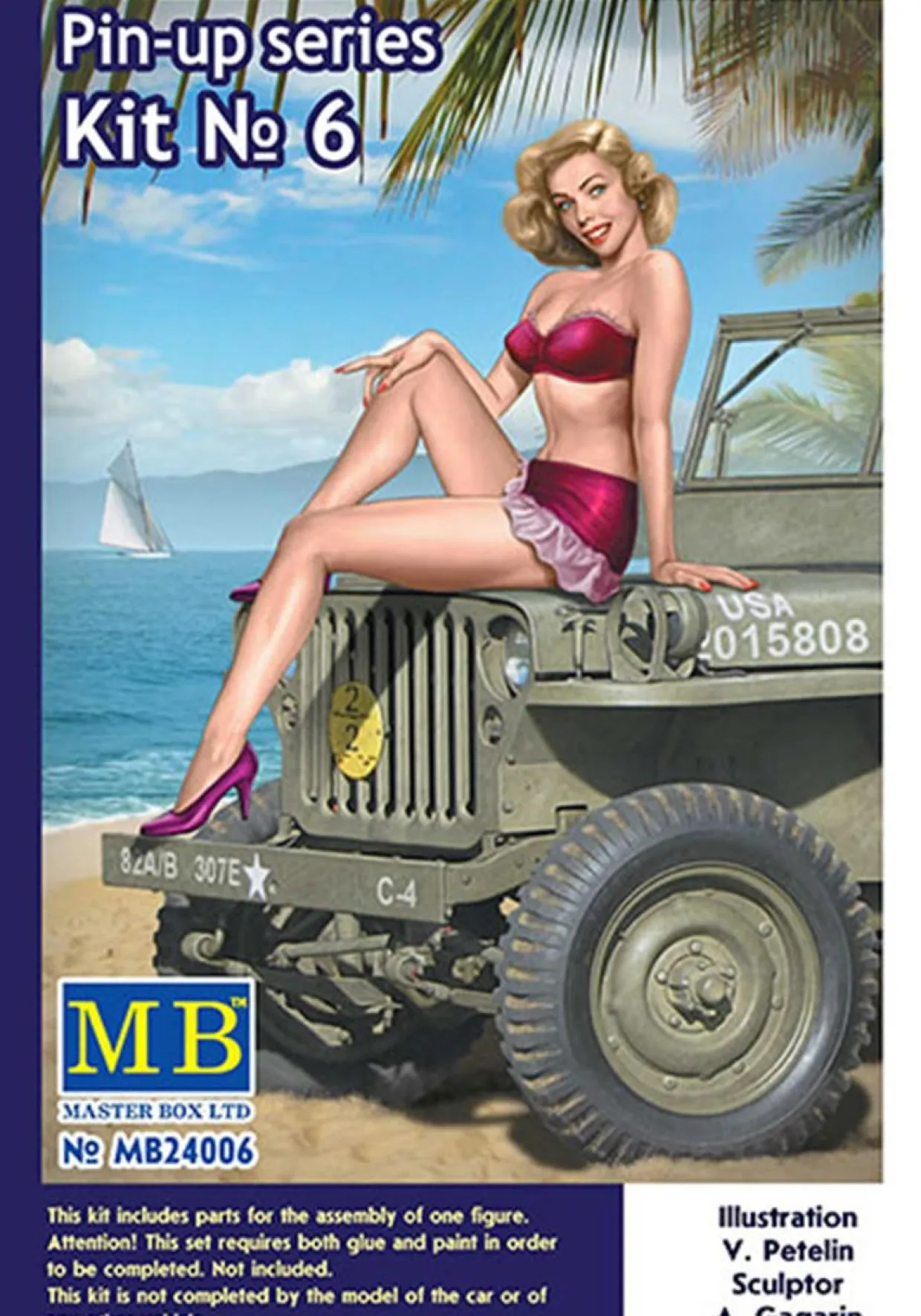 Master Box 1/24 Pin-Up Series Kit 6 - Samantha