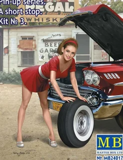 Master Box 1/24 Pin-Up Series - A Short Stop Kit 3