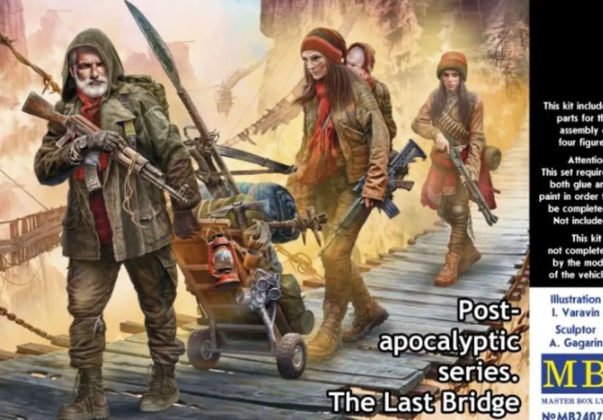 Master Box 1/24 Post-Apocalyptic Series - The Last Bridge Kit 6