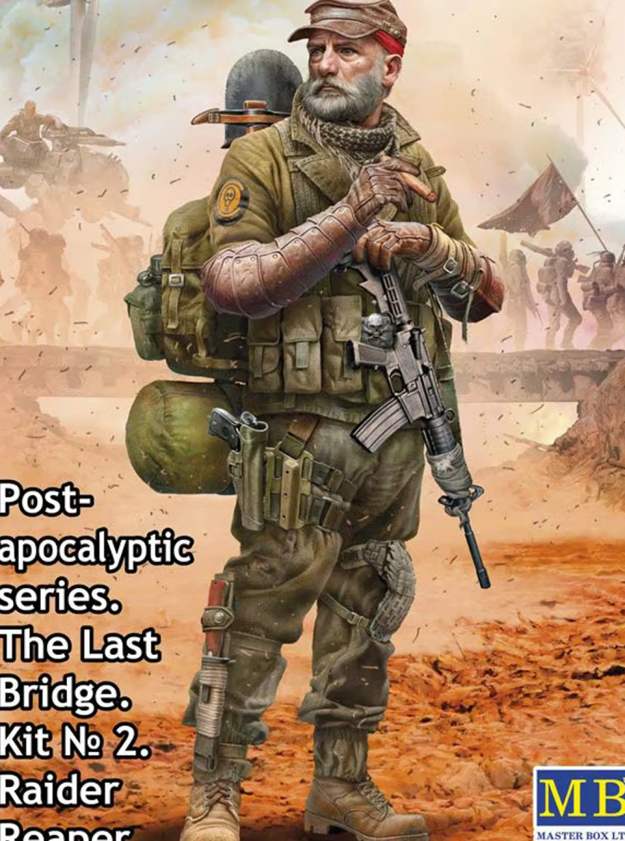 Master Box 1/24 Post-Apocalyptic Series - The Last Bridge Kit 2 - Raider Reaper
