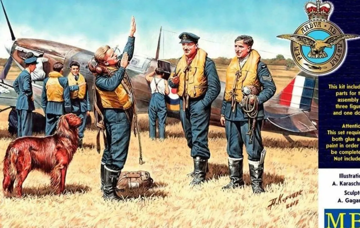 Master Box 1/32 RAF Pilots WWII