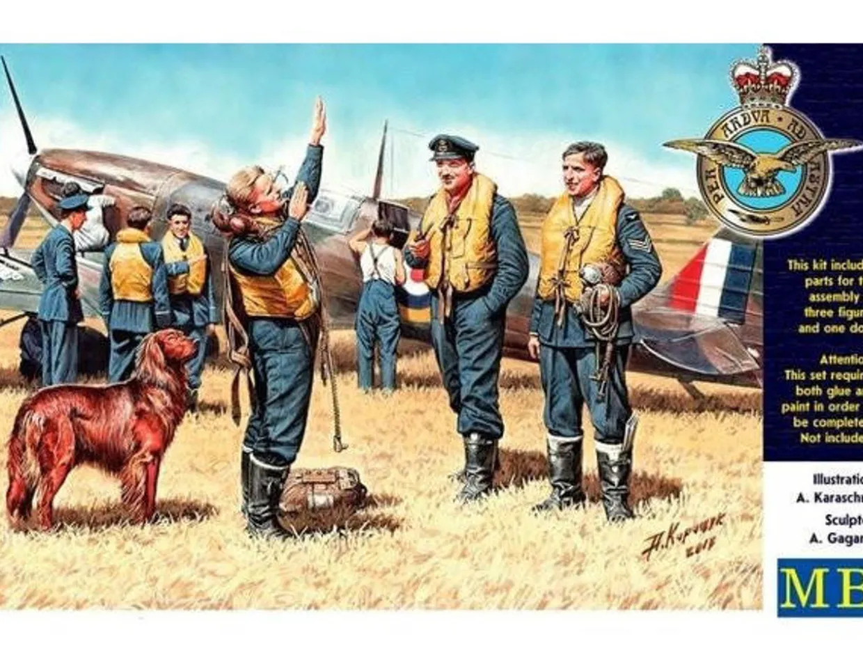 Master Box 1/32 RAF Pilots WWII