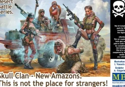Master Box 1/35 Skull Clan New Amazons This Is Not The Place For Strangers!