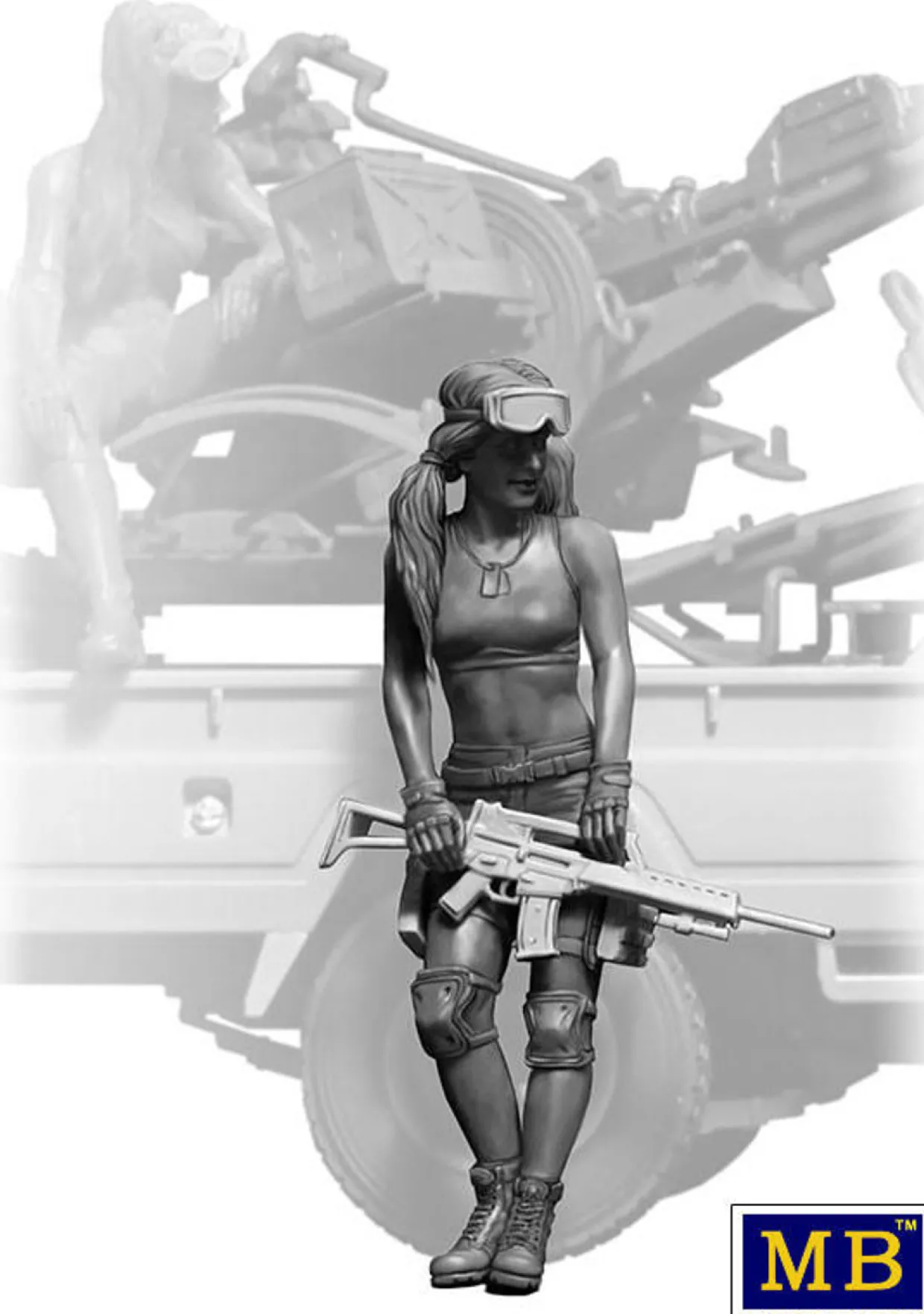 Master Box 1/35 Skull Clan New Amazons This Is Not The Place For Strangers!