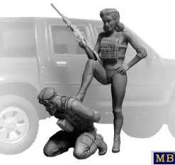 Master Box 1/35 Skull Clan New Amazons This Is Not The Place For Strangers!