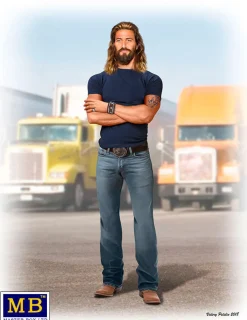 Master Box 1/24 Trucker Series - Holy Roller Jordan Jesus Jamerson