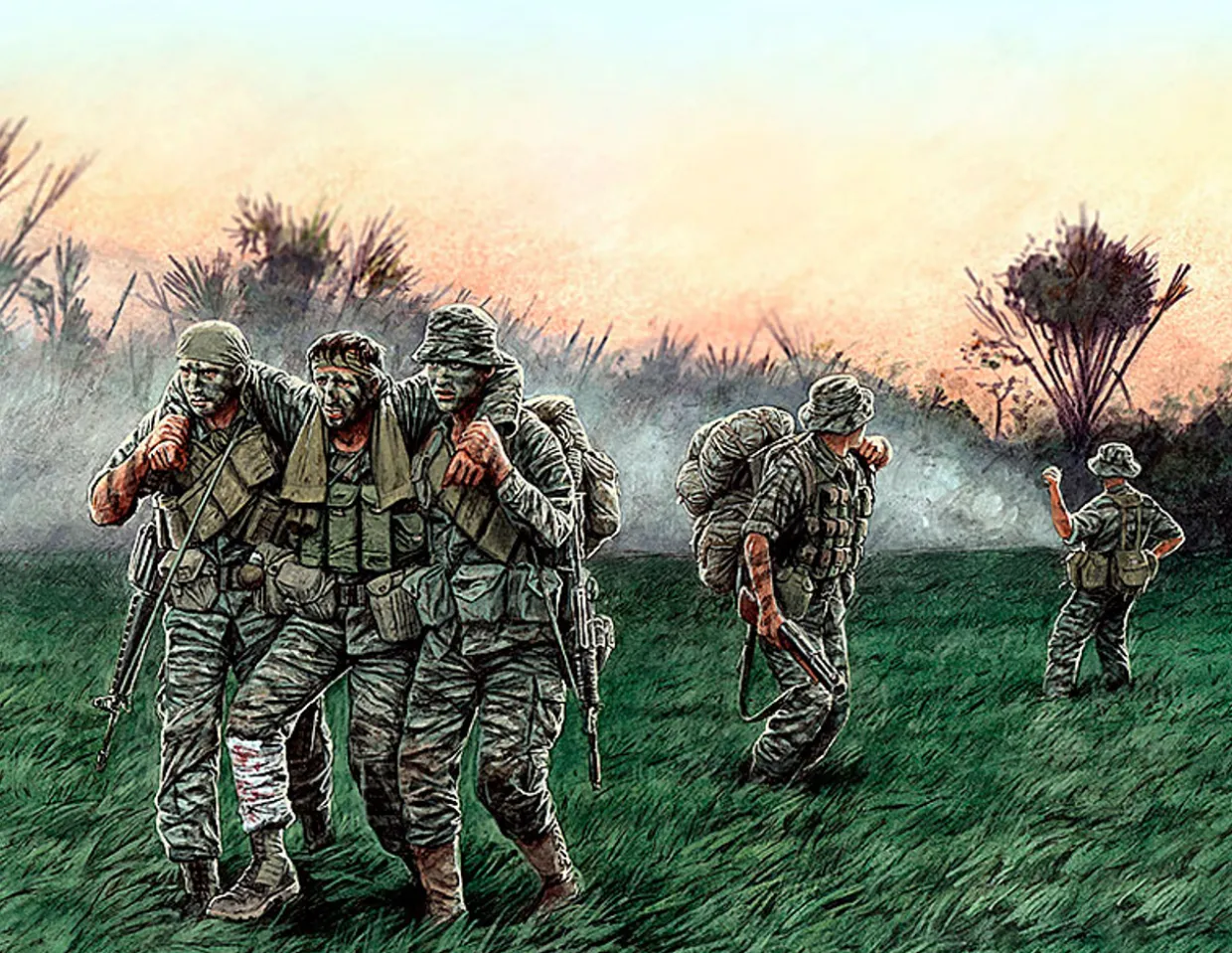 Master Box 1/35 Vietnam War Series - Head for the Huey