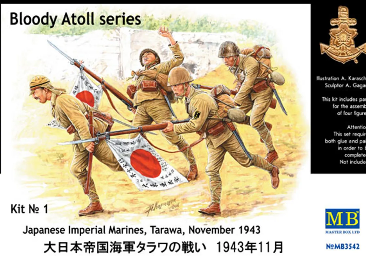 Master Box 1/35 WWII Bloody Atoll Series Kit 1 - Japanese Imperial Marines