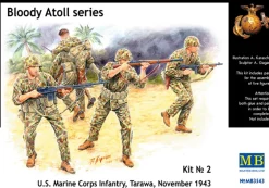 Master Box 1/35 WWII Bloody Atoll Series Kit 2 - US Marine Corps Infantry