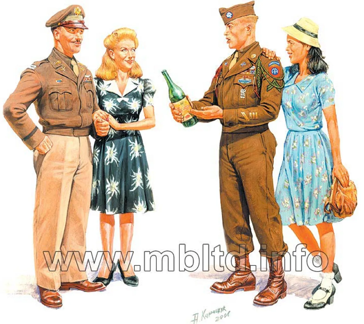 Master Box 1/35 WWII Europe 1945