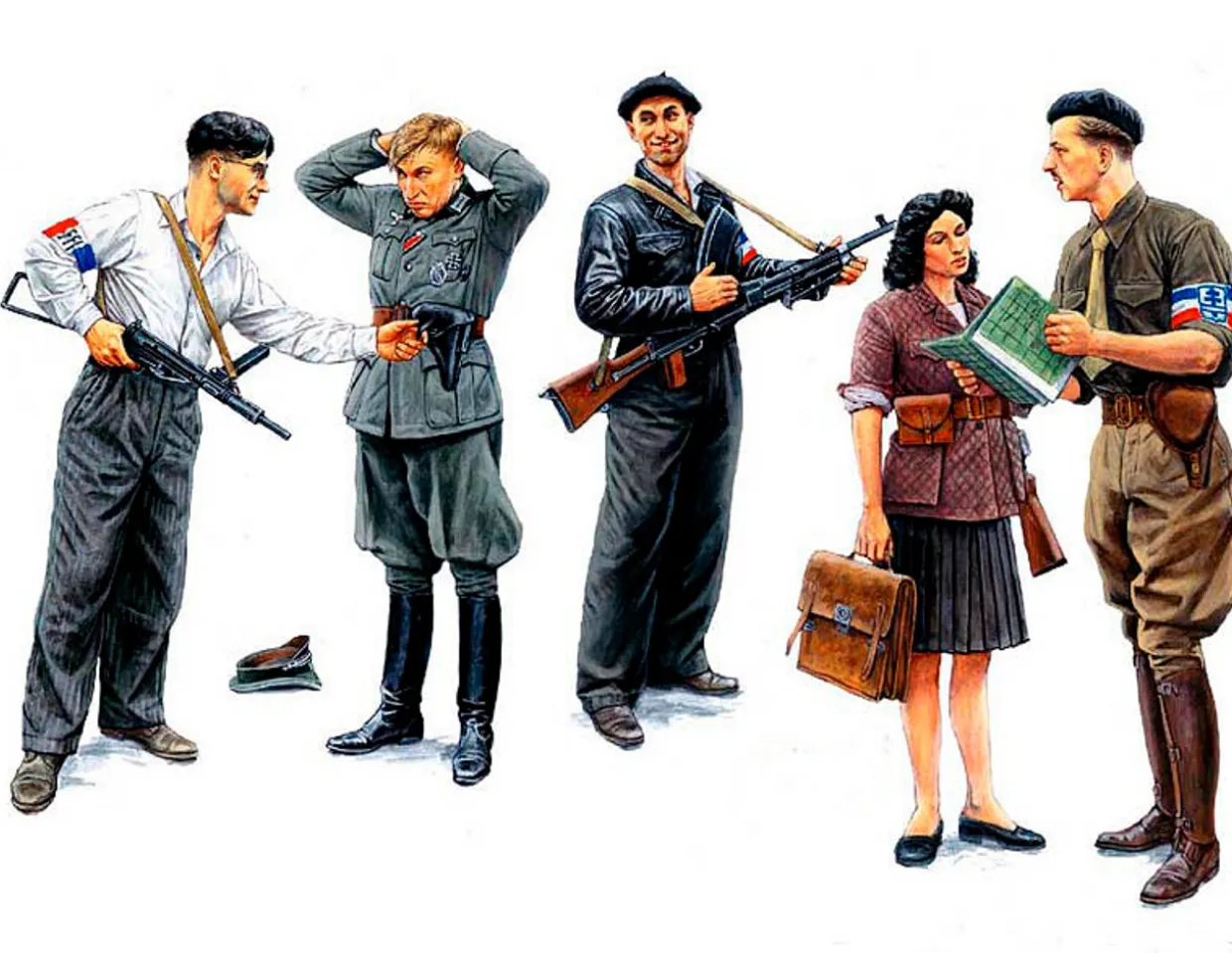 Master Box 1/35 WWII French Resistance