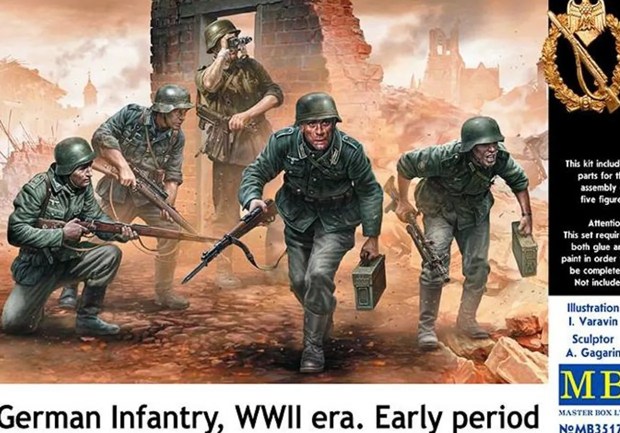 Master Box 1/35 WWII German Infantry (Early)