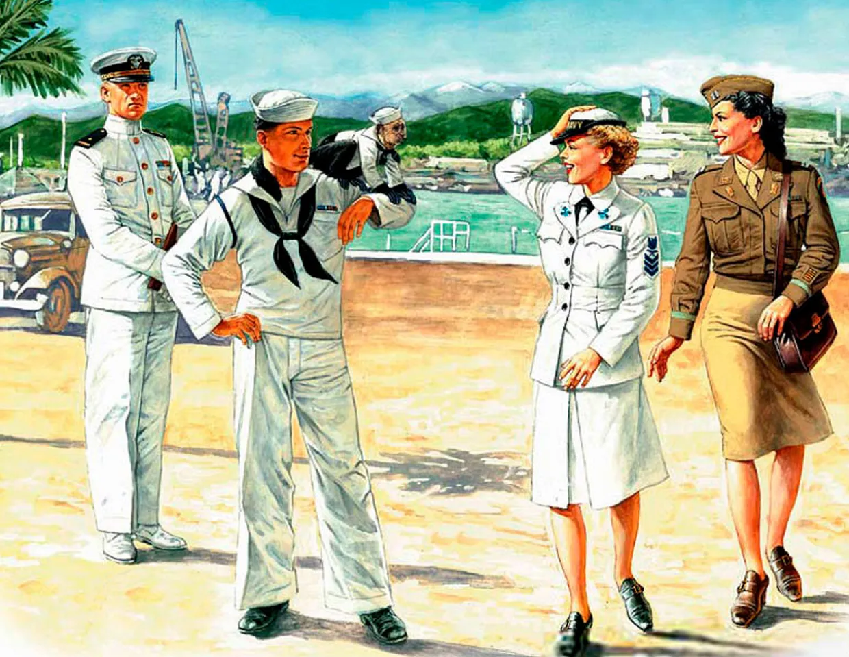 Master Box 1/35 WWII Women at War - US Navy WAVES