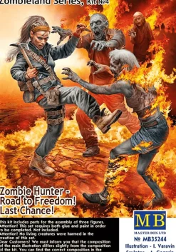 Master Box 1/35 Zombieland Kit 4 - Road to Freedom Last Chance