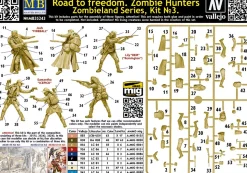 Master Box 1/35 Zombieland Kit 3 - Road to Freedom Zombie Hunters