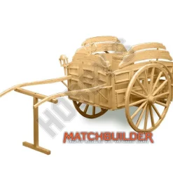 Matchbuilder Milk Float Matchstick Model