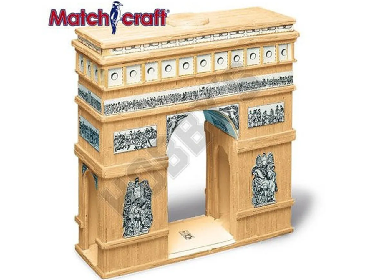 Matchcraft Arc de Triomphe Matchstick Model