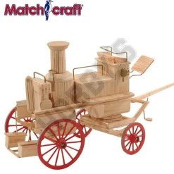 Matchcraft Horse Drawn Fire Engine Matchstick Model