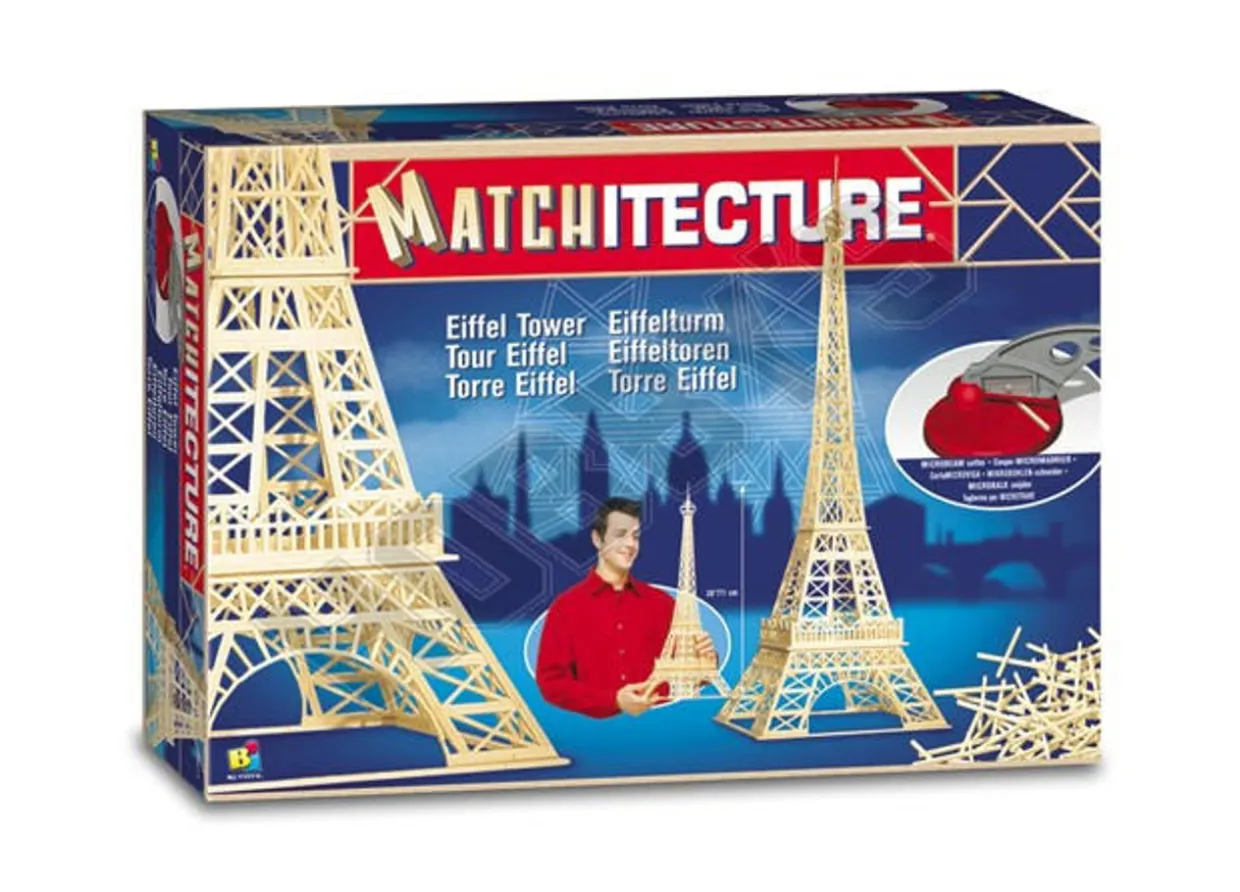 Matchitecture Eiffel Tower Matchstick Model Kit