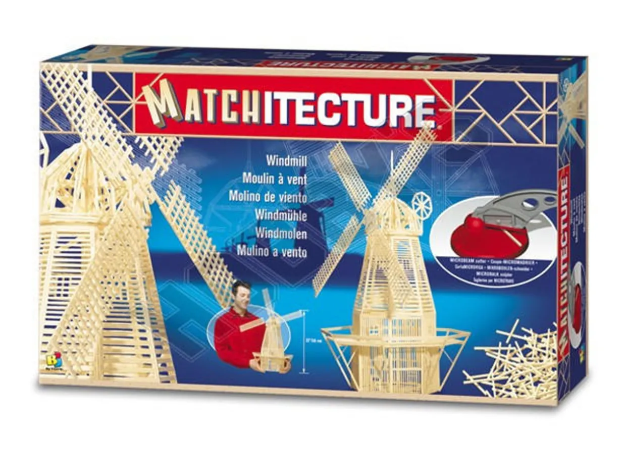 Matchitecture Windmill Matchstick Model