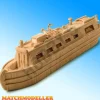 Matchmaker Canal Narrow Boat Matchstick Model