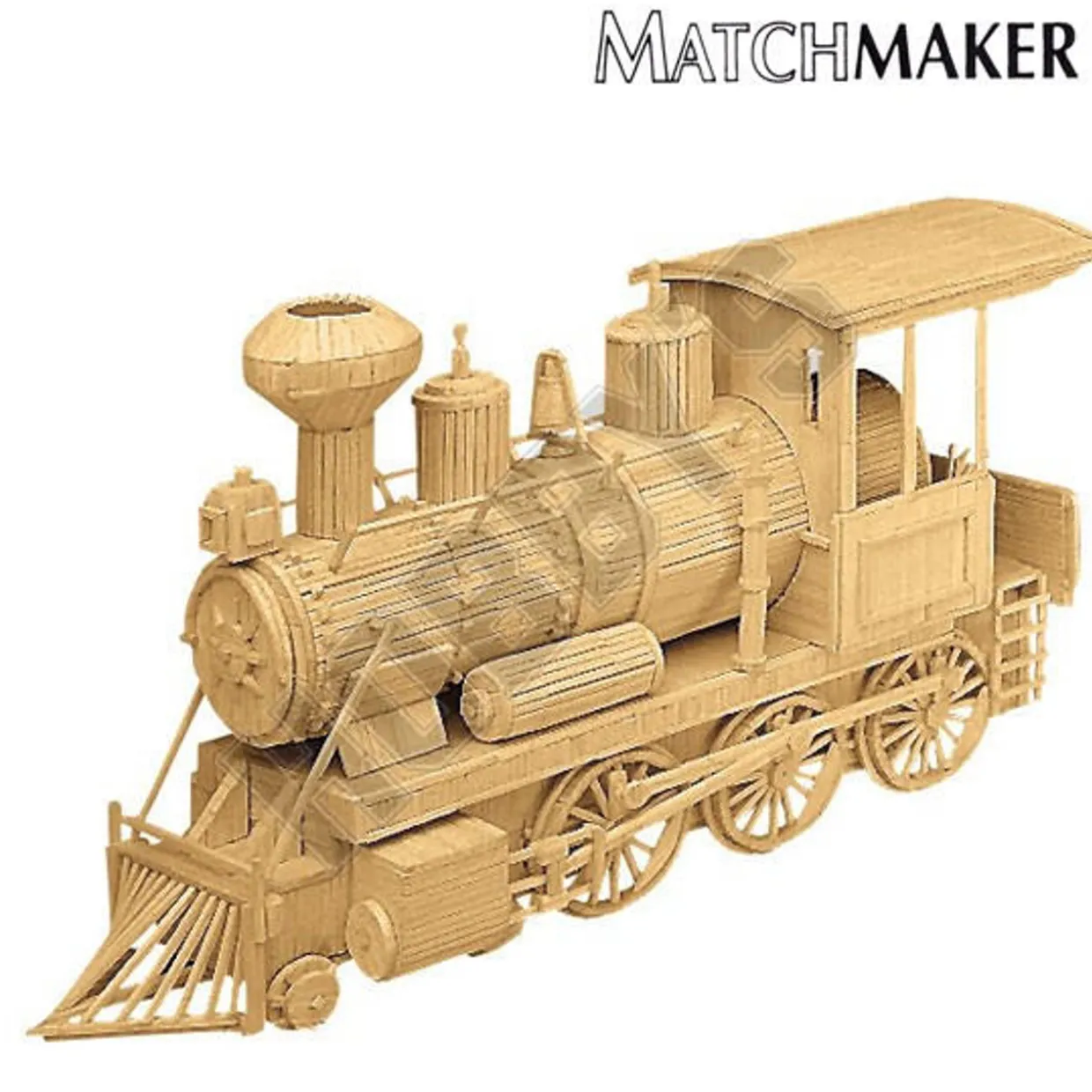 Matchmaker Locomotive Matchstick Model