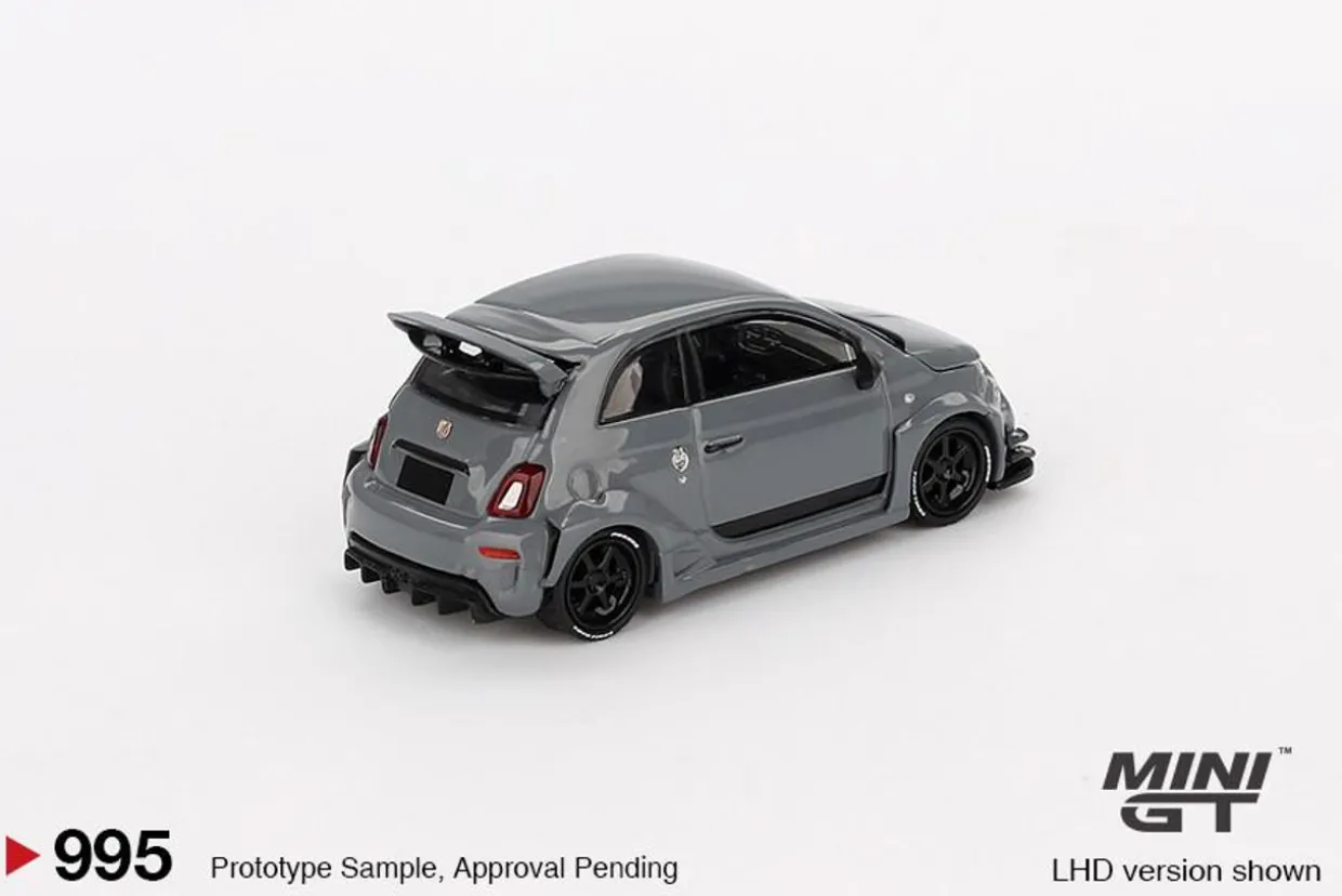 Mini GT 1/64 Abarth 595 LB-WORKS x Abas Works (Grey)