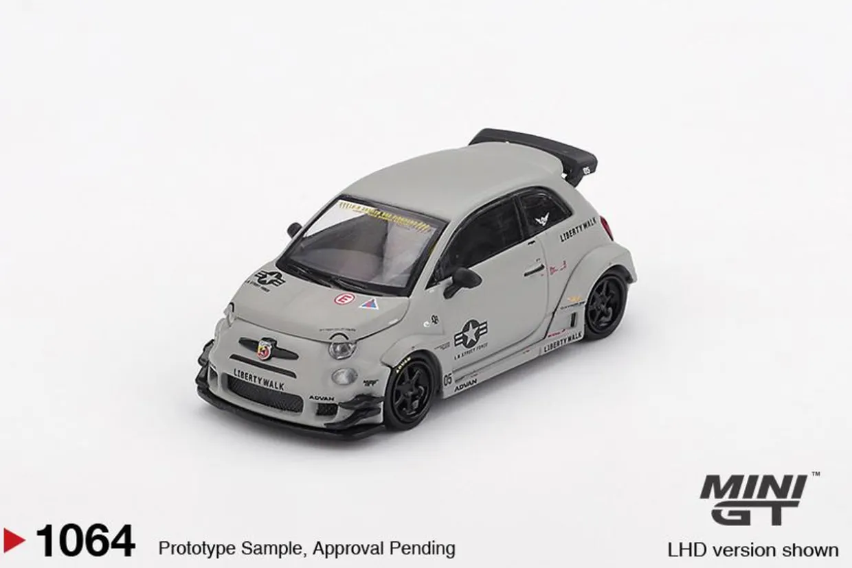Mini GT 1/64 Abarth 595 LB-WORKS x Abas Works Fighters