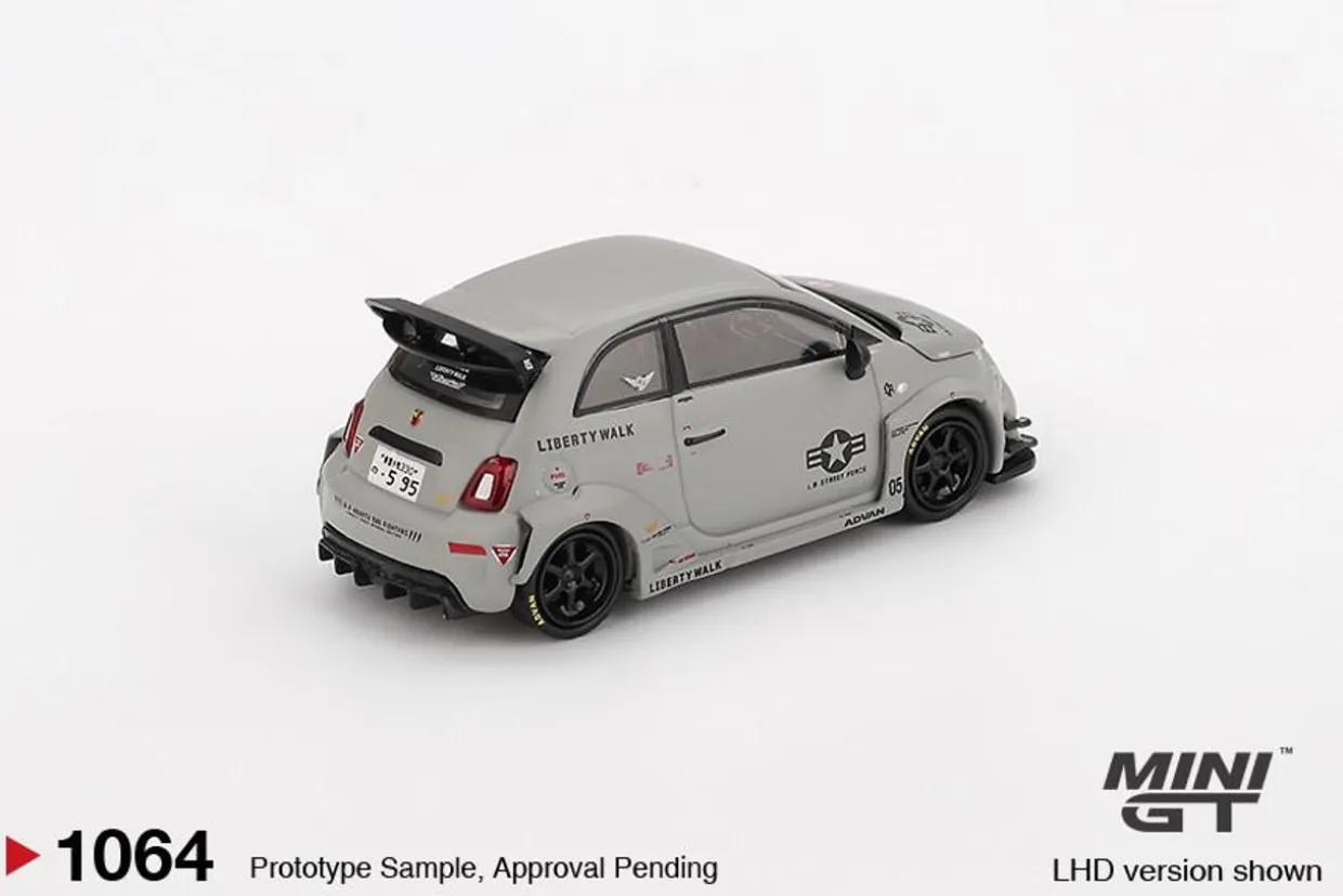 Mini GT 1/64 Abarth 595 LB-WORKS x Abas Works Fighters