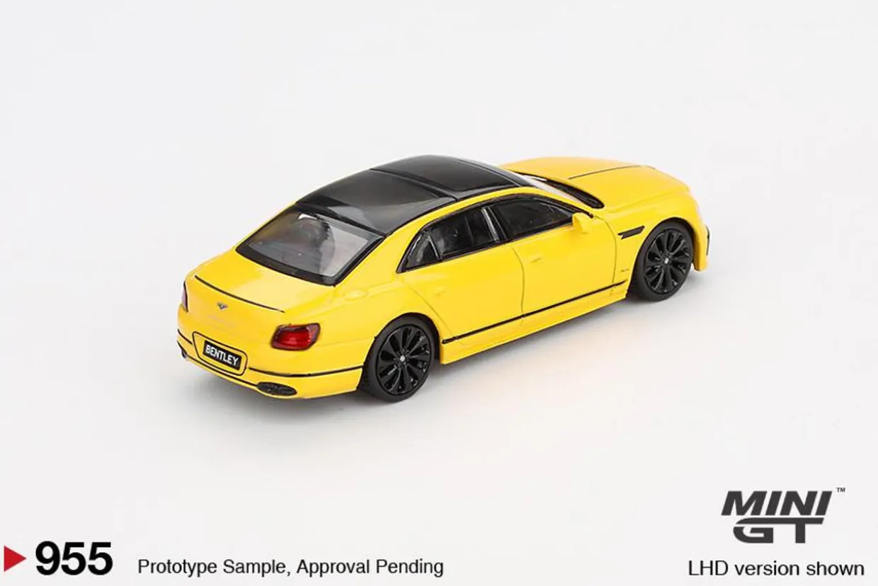 Mini GT 1/64 Bentley Flying Spur Monaco Yellow (RHD)
