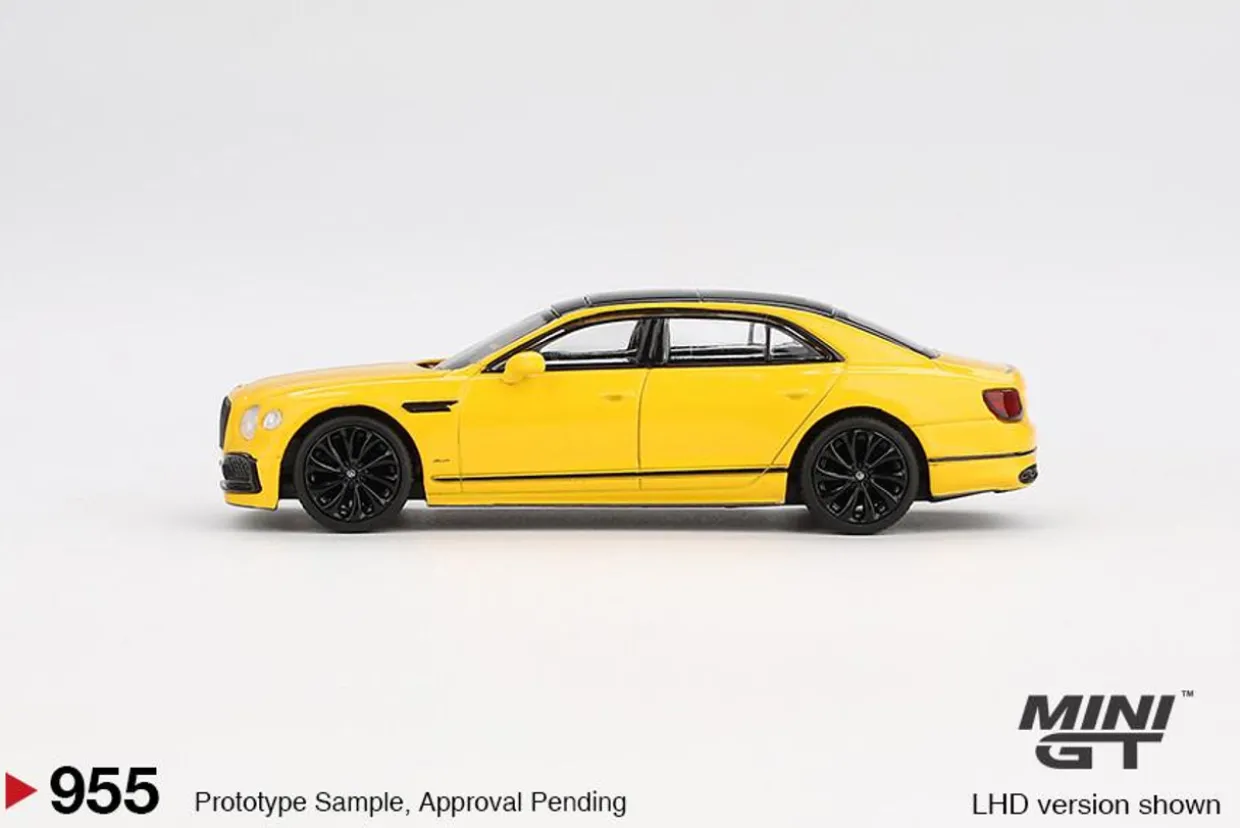 Mini GT 1/64 Bentley Flying Spur Monaco Yellow (RHD)
