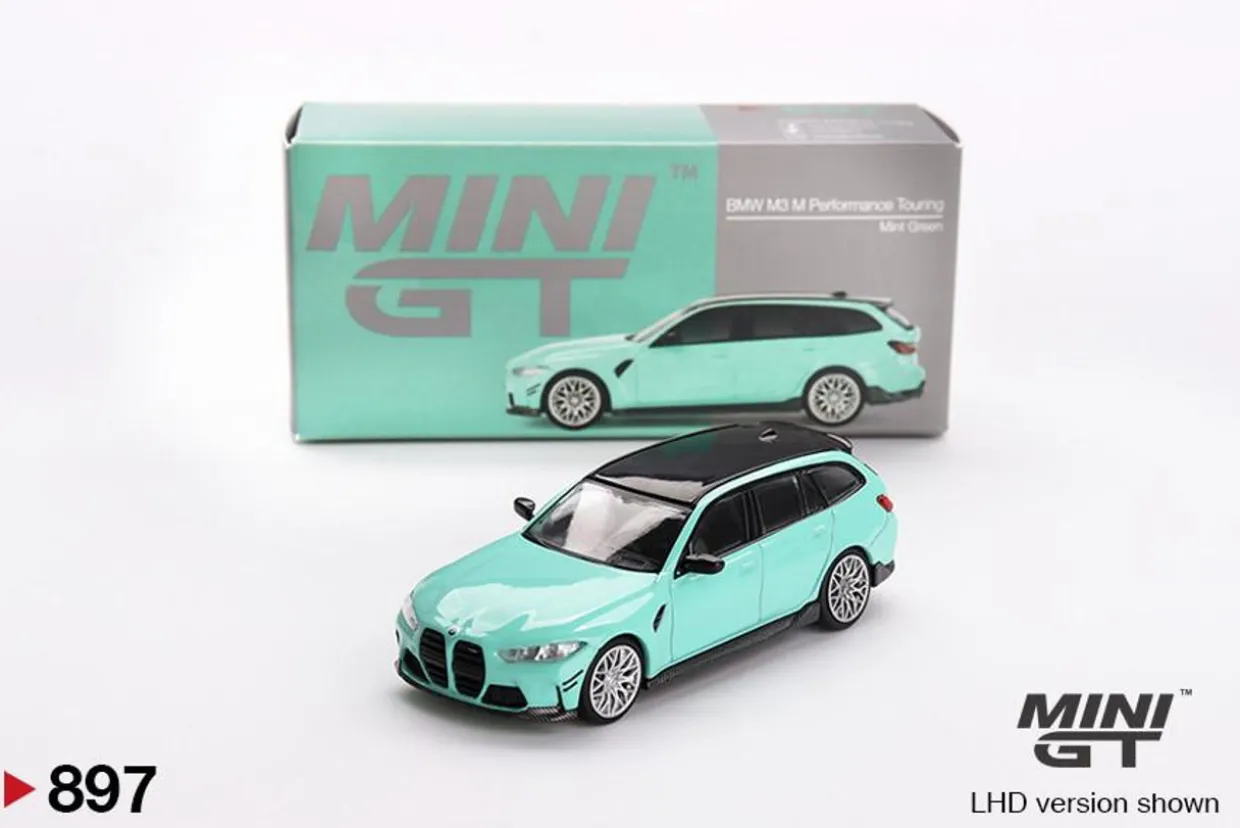 Mini GT 1/64 BMW M3 M Performance Touring Mint Green