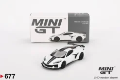 Mini GT 1/64 Chevrolet Corvette Z06 2023 Arctic White (RHD)