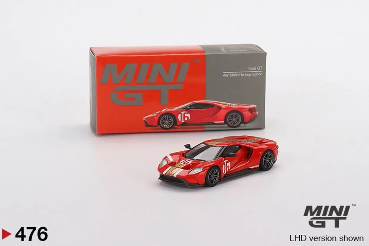 Mini GT 1/64 Ford GT Alan Mann Heritage Edition (LHD)