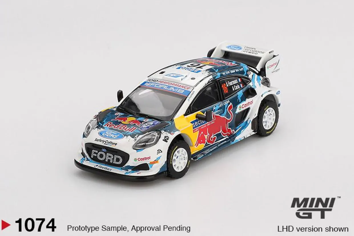 Mini GT 1/64 Ford Puma Rally1 #16 M-Sport Ford WRT 2024 Rally Finland 3rd Place